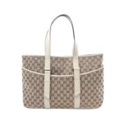 Pre-owned Leather gucci-bags Gucci Vintage , Beige , Dames