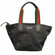 Pre-owned Canvas handbags Gucci Vintage , Black , Dames