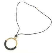 Pre-owned Metal necklaces Hermès Vintage , Black , Dames