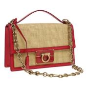 Pre-owned Raffia handbags Salvatore Ferragamo Pre-owned , Beige , Dame...