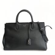 Pre-owned Leather handbags Yves Saint Laurent Vintage , Black , Dames