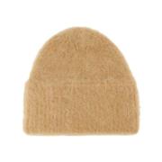 Alpaca wol Beanie in Beige TotêMe , Beige , Dames