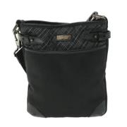 Pre-owned Nylon shoulder-bags Burberry Vintage , Black , Dames