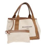 Pre-owned Canvas balenciaga-bags Balenciaga Vintage , Beige , Dames