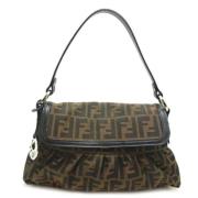 Pre-owned Leather fendi-bags Fendi Vintage , Brown , Dames