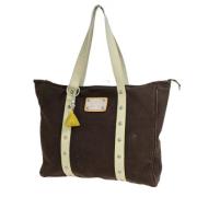 Pre-owned Canvas totes Louis Vuitton Vintage , Brown , Dames