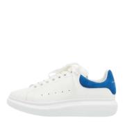 Pre-owned Leather sneakers Alexander McQueen Pre-owned , White , Heren