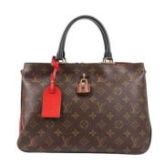 Pre-owned Leather handbags Louis Vuitton Vintage , Brown , Dames