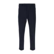 Stretch wol marineblauwe broek PT Torino , Blue , Heren