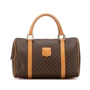 Pre-owned Fabric handbags Celine Vintage , Brown , Dames