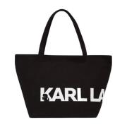 Dames Shopping Karl Lagerfeld , Black , Dames