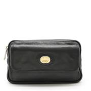 Pre-owned Leather gucci-bags Gucci Vintage , Black , Dames