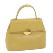 Pre-owned Leather handbags Givenchy Pre-owned , Yellow , Dames