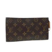 Pre-owned Canvas pouches Louis Vuitton Vintage , Brown , Dames