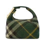 Pre-owned Nylon handbags Burberry Vintage , Green , Dames