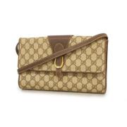 Pre-owned Fabric gucci-bags Gucci Vintage , Beige , Dames