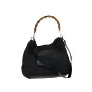 Pre-owned Nylon gucci-bags Gucci Vintage , Black , Dames