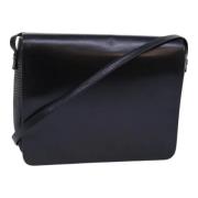 Pre-owned Leather shoulder-bags Salvatore Ferragamo Pre-owned , Black ...