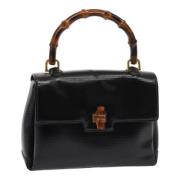 Pre-owned Leather gucci-bags Gucci Vintage , Black , Dames