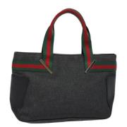 Pre-owned Canvas gucci-bags Gucci Vintage , Gray , Dames