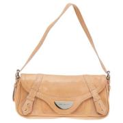 Pre-owned Leather shoulder-bags Givenchy Pre-owned , Beige , Dames