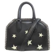 Pre-owned Canvas handbags Stella McCartney Pre-owned , Black , Dames