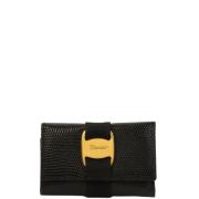 Pre-owned Fabric key-holders Salvatore Ferragamo Pre-owned , Black , D...