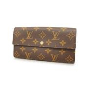 Pre-owned Fabric wallets Louis Vuitton Vintage , Brown , Dames