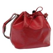 Pre-owned Leather louis-vuitton-bags Louis Vuitton Vintage , Red , Dam...