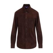 Langemouw Knopen Voor Shirt Ralph Lauren , Brown , Dames