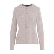 Gebreide Henley TOP Ralph Lauren , Beige , Dames