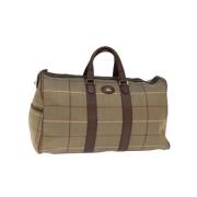 Pre-owned Canvas handbags Burberry Vintage , Beige , Dames