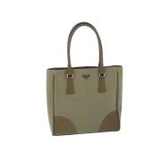 Pre-owned Leather handbags Prada Vintage , Green , Dames