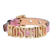 Verstelbare Logo Letter Armband Eenvoudig Patroon Moschino , Pink , Da...