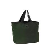 Pre-owned Nylon prada-bags Prada Vintage , Green , Dames