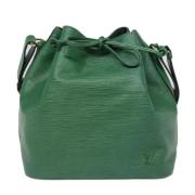 Pre-owned Leather louis-vuitton-bags Louis Vuitton Vintage , Green , D...