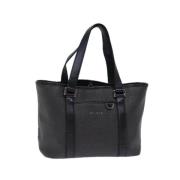 Pre-owned Leather handbags Bvlgari Vintage , Black , Dames