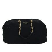 Pre-owned Nylon handbags Prada Vintage , Black , Dames