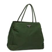 Pre-owned Nylon prada-bags Prada Vintage , Green , Dames