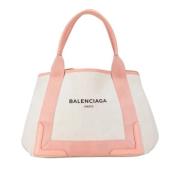 Pre-owned Canvas handbags Balenciaga Vintage , Beige , Dames