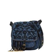 Pre-owned Denim prada-bags Prada Vintage , Blue , Dames