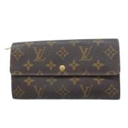 Pre-owned Fabric wallets Louis Vuitton Vintage , Brown , Dames