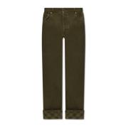 Jeans met opgerolde pijpen Burberry , Green , Heren