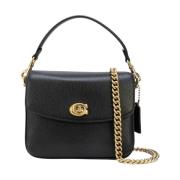 Cassie 19 Leren Crossbody Tas Coach , Black , Dames