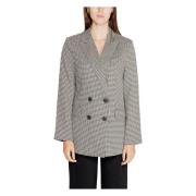 Losse Geruite Blazer Herfst/Winter Collectie Only , Multicolor , Dames