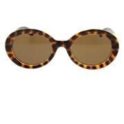 Stijlvolle zonnebril met uniek ontwerp Gucci , Brown , Dames