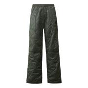 Groene Sportieve Katoenen Broek C.p. Company , Green , Heren