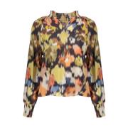 Lange Mouw Blouse Geisha , Multicolor , Dames