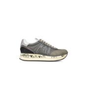 Kwaliteitslederen Sneakers met Glamourdetails Premiata , Multicolor , ...