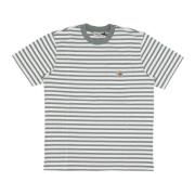 Gestreept zakje heren t-shirt Carhartt Wip , Multicolor , Heren